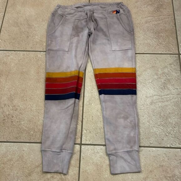 Aviator Nation Tie Dyed Sweatpants Medium